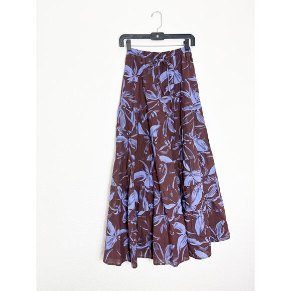 Peppermayo Mariella Linen Top Matching Maxi Skirt Size 2 Cord Set Resort Wear - Picture 10 of 13